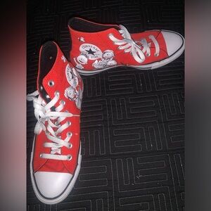 Red Converse Chuck Taylor All Star Peanuts